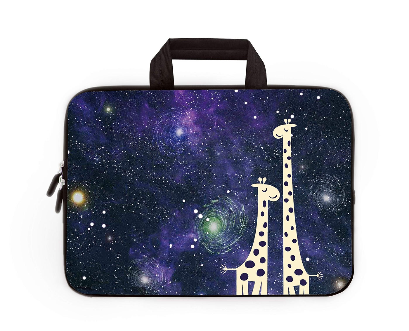 11 In 11.6 12 12.1 12.5 inch Laptop Carrying Bag Chromebook Case Notebook Ultrabook Tablet Cover Neoprene Sleeve Fit Apple MacBook Air Samsung (Nice Giraffes)